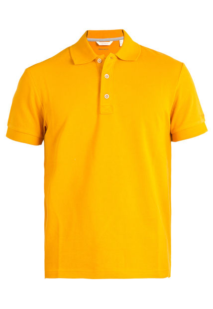 camisa tipo polo amarilla